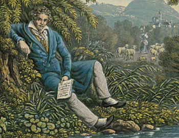 Beethoven am Bache, Franz Hegi