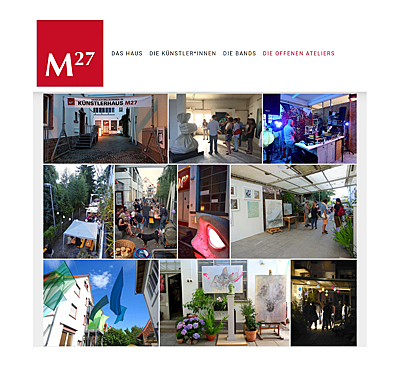 Ansicht Homepage M27