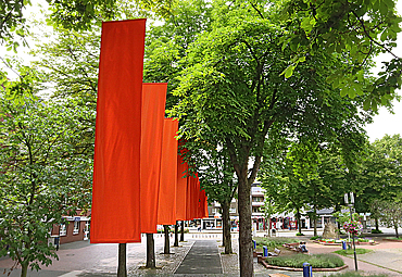 Tuchinstallation in Walsum