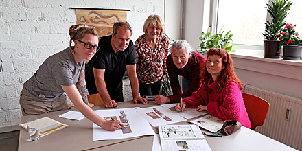 Das Team ALLEGRO bei der Planung